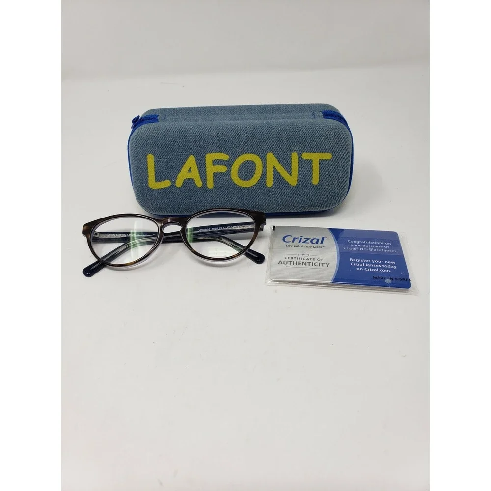 Jean Lafont Paris Virginia 5068 Cat Eye Turquoise Tortoise Eyeglasses France